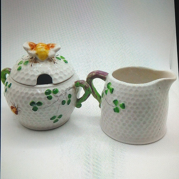 Honey Bee Cream and Sugar Set - vintage - Picture 6 of 9